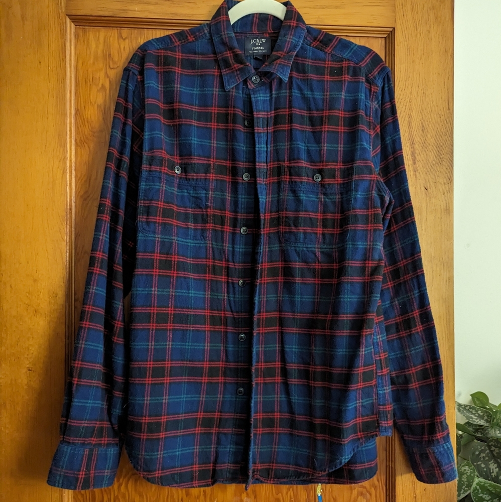 J.Crew Men's flannel • M